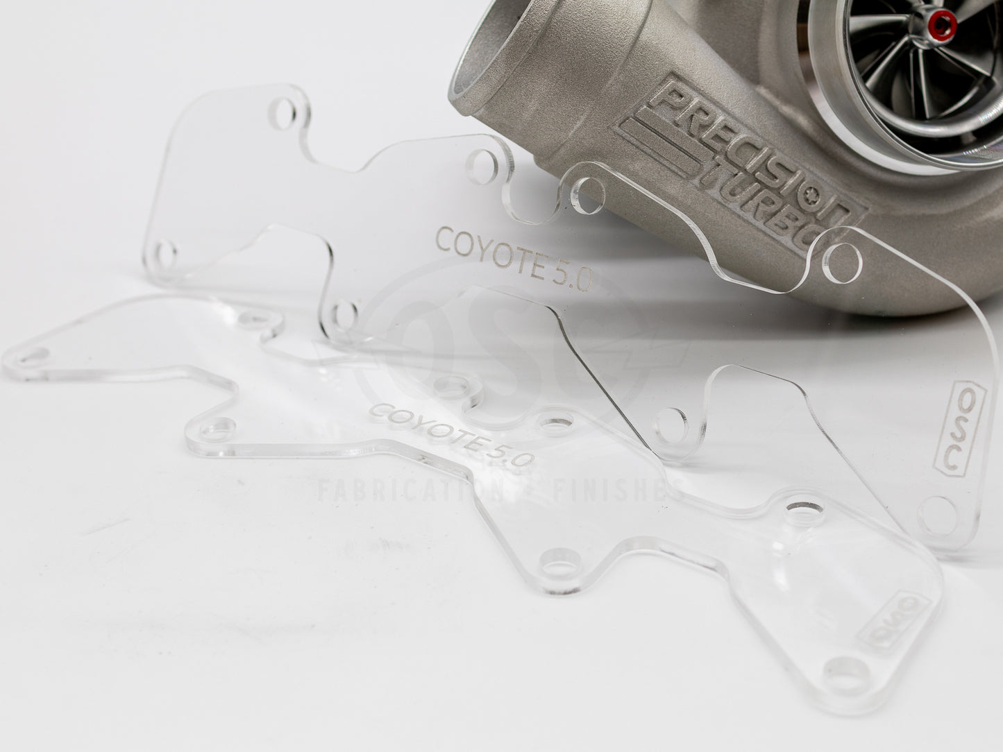 Coyote 5.0 Exhaust Port Cover (Pair) – 1/4” Acrylic