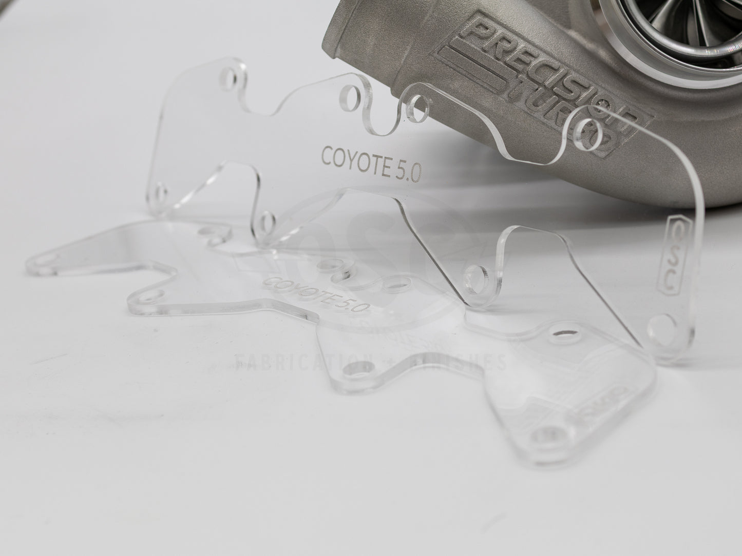 Coyote 5.0 Exhaust Port Cover (Pair) – 1/4” Acrylic