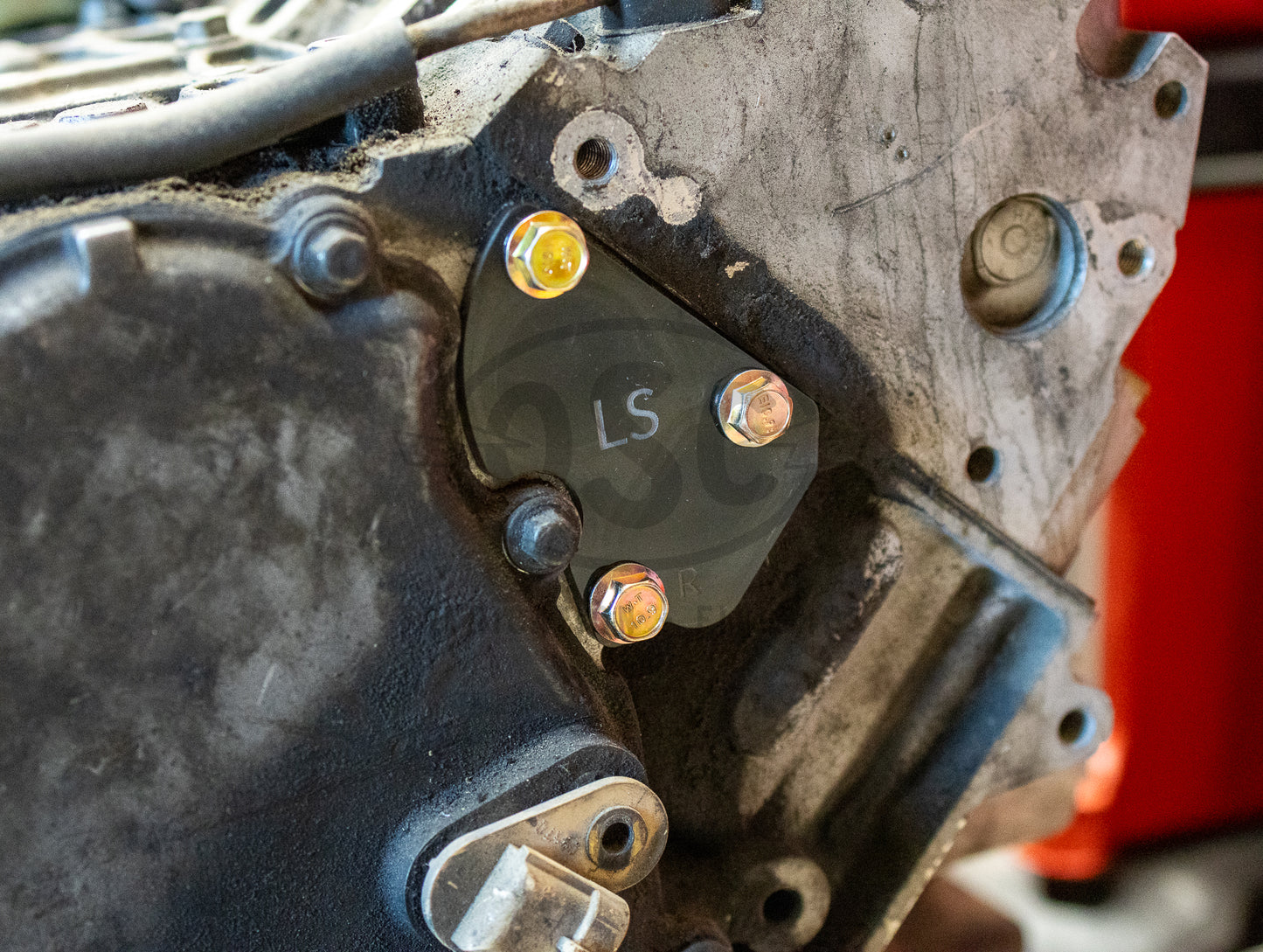 LS Water Pump Coolant Port Covers – 1/4” Acrylic