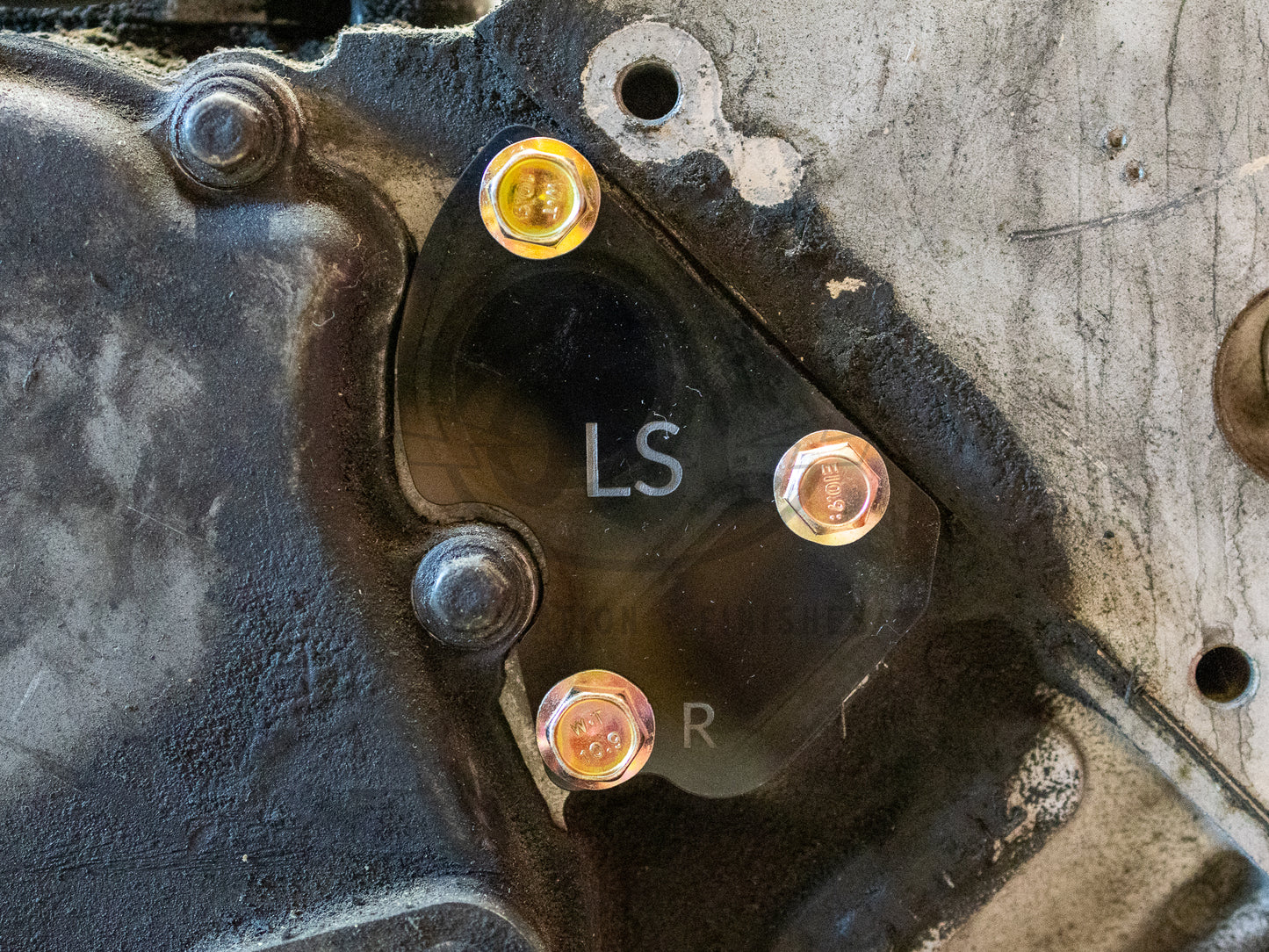 LS Water Pump Coolant Port Covers – 1/4” Acrylic