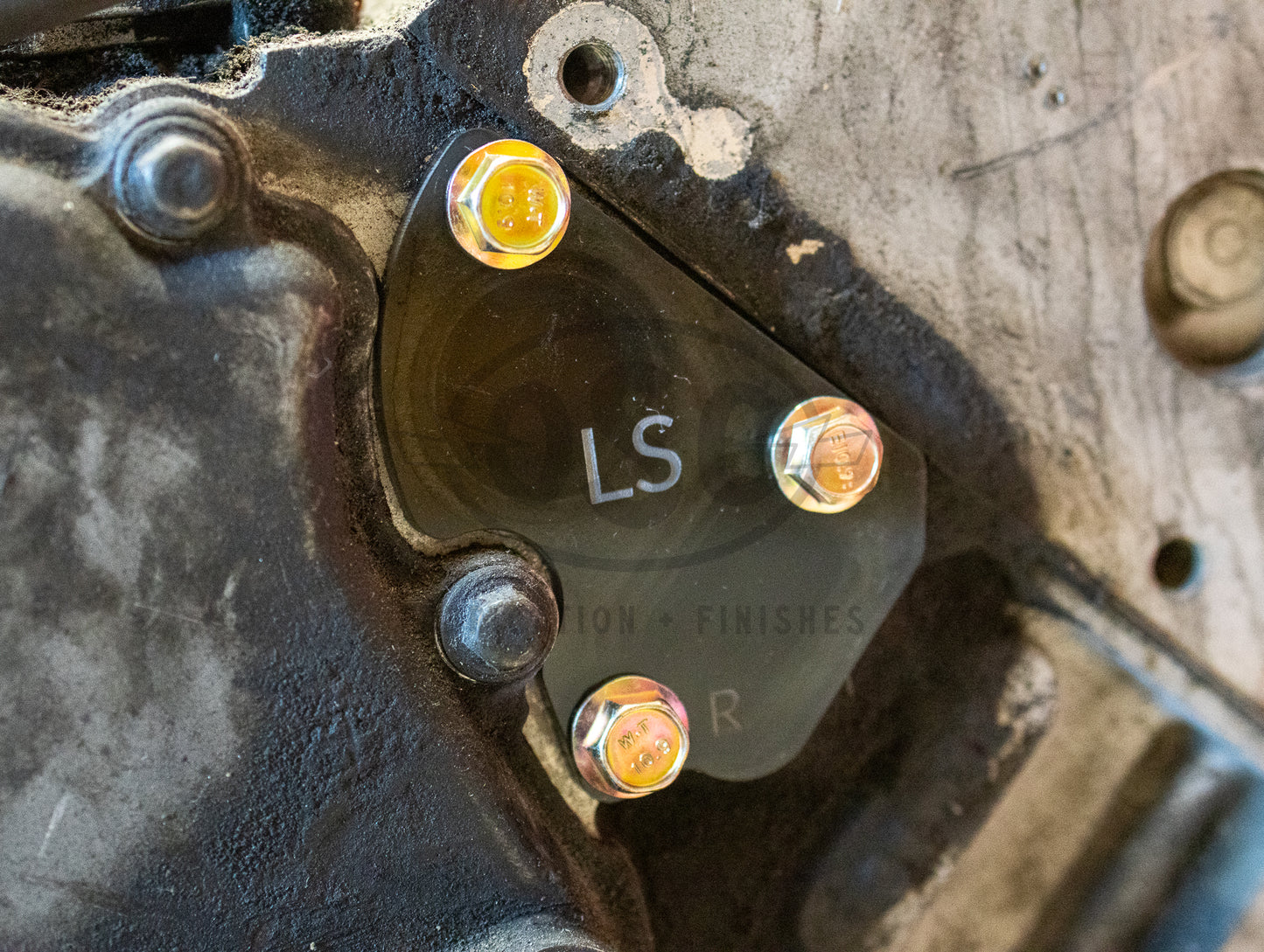 LS Water Pump Coolant Port Covers – 1/4” Acrylic