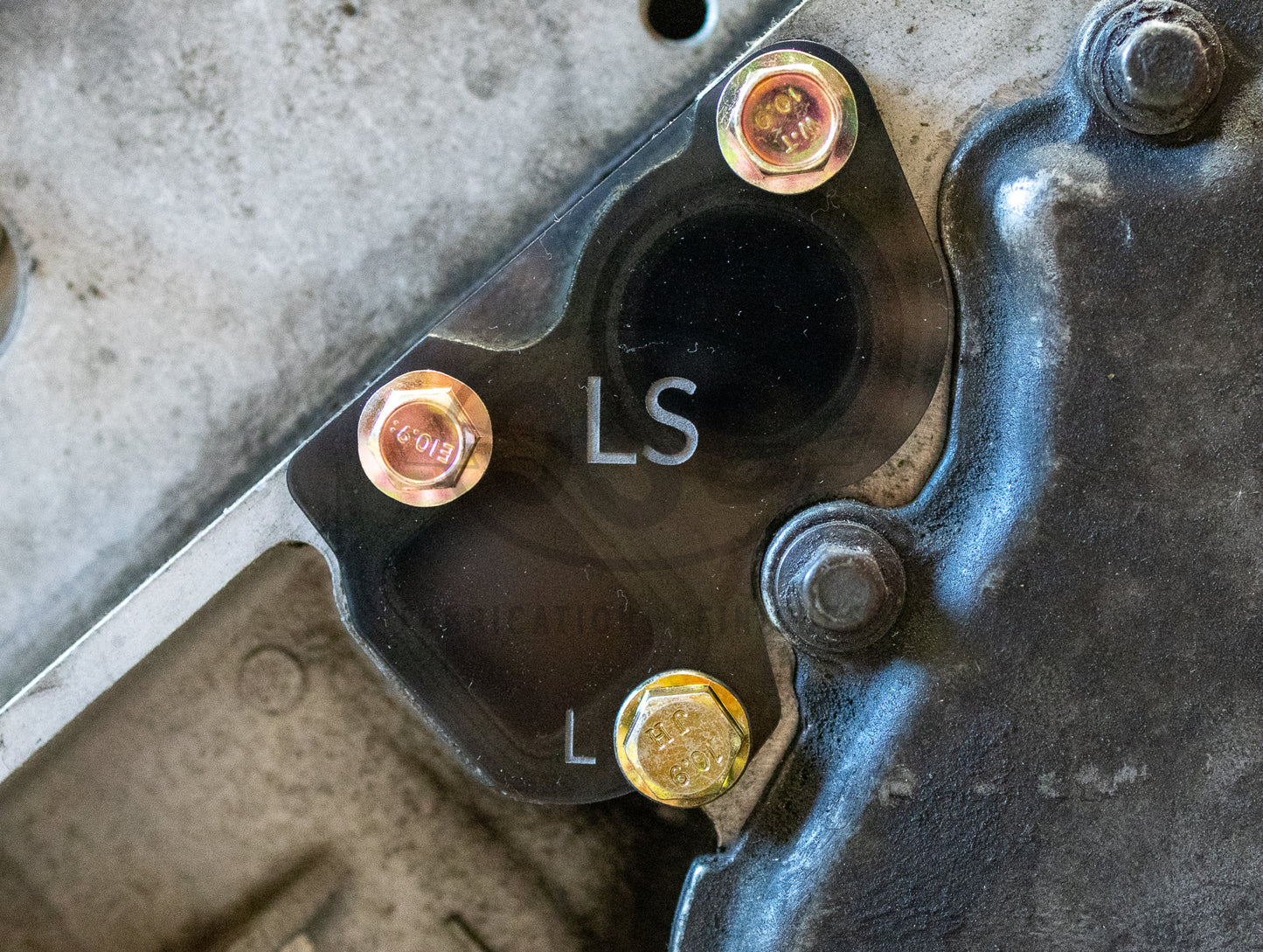 LS Water Pump Coolant Port Covers – 1/4” Acrylic
